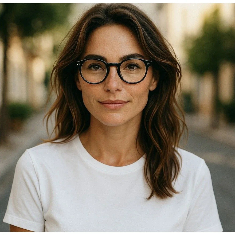 Oliver Peoples OV5459U Romare Eyeglasses | Black Havana | 48-22-145 | Women